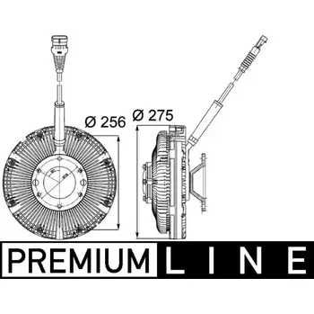 Motor automobilu MAHLE Spojka větráku chladiče MAO CFC 97 000P + DOPRAVA ZDARMA!