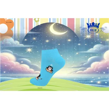 Dětské kotníkové tučnák od 69kč-H1005 Barva: tyrkys, Velikost: 27-30