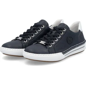 Dámské polobotky Dámské polobotky L7210-14 Rieker modrá Barva: blau, Velikost: 39