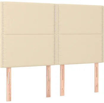 Čelo postele čalouněné, krémové, 144x118 cm