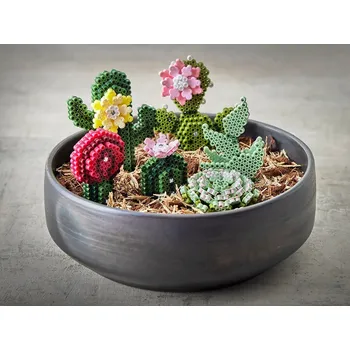 Dětské navlékací korálky Zažehlovací korálky Hama ART - SUKULENTY