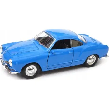 autíčko Welly Volkswagen Karmann Ghia Coupe, modré 1:34