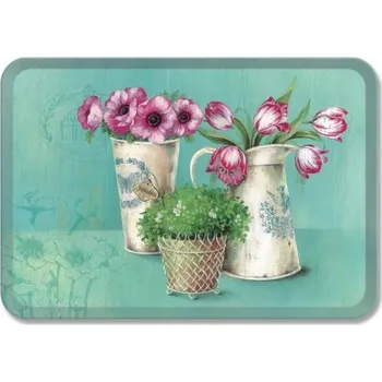 Easy Life, Itálie EL - Plastový servírovací tác HOUSE OF TULIPS - 30 x 21,5 cm