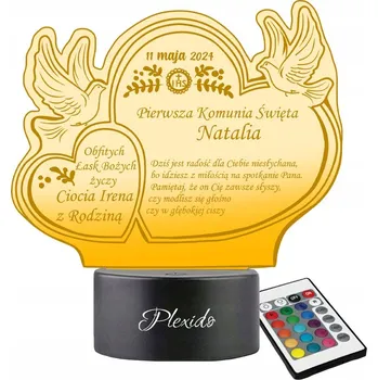 Lampička Noční lampa Plexido vícebarevná