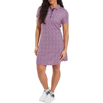 Dámské šaty FootJoy W šaty Animal Print - růžové: Dámské XS