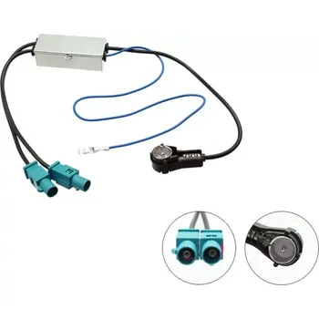 Autoanténa Anténní adaptér-napájení double FAKRA-ISO (66221/double2)