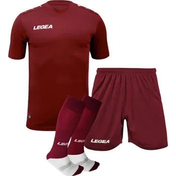 Sada 15 kompletů Legea Baviera vč.stulpen a číslic vínová Velikost: XS