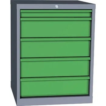 Dílenský stůl KOVOS Kontejner pracovního stolu Economy EPO 03A [červená]