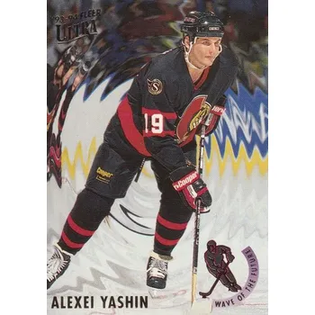 Sběratelská karetní hra insert RC karta ALEXEI YASHIN 93-94 Fleer Ultra Wave of the Future číslo 20 of 20