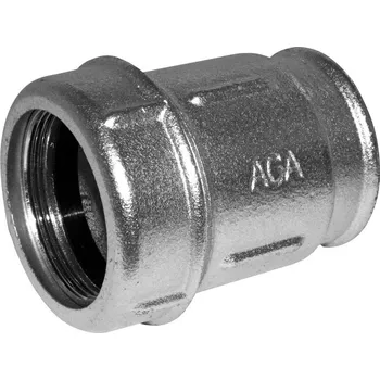 Fitinka AGAFLEX IK spojka 1 1/2", 47,7-51,7mm, s vnitřním závitem, svěrná, voda, litina/pozink 10020005