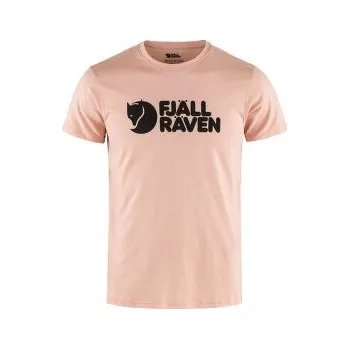 Fjällräven Logo T-shirt Men Chalk Rose růžová L