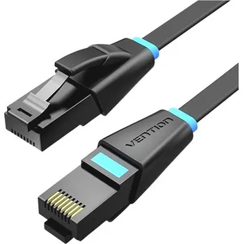 Datový kabel Vention Flat Cat.6 UTP Patch Cable 3M Black