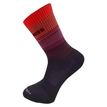 Dámské ponožky VEREDA SOX outdoorové ponožky černá/červená 35-38