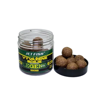 Boilies JetFish Jet Fish Legend range Vyvážené boilie BIOCRAB 24mm 250ml