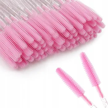 Přípravek na oči Spirálový kartáček na řasy a obočí SILIKONOVÝ 50 ks