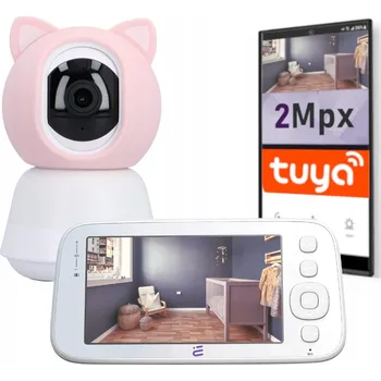 IP kamera Elektronická chůvička s IP kamerou WiFi Tuya Baby Guard a displejem Encore View