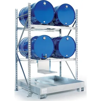 Dílenský regál META Regál na sudy základní typ 68534