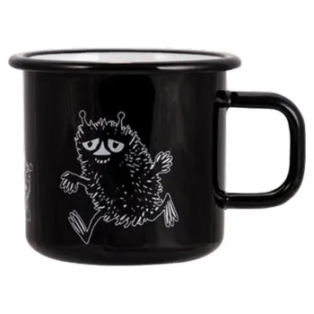 Smaltovaný plecháček Stinky Black 3,7 dl