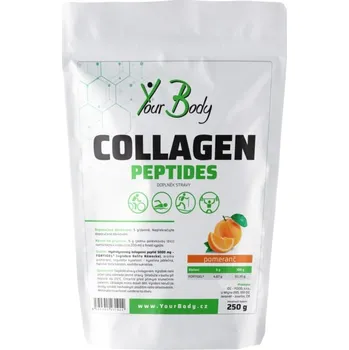 Kloubní výživa YOURBODY Collagen peptides pomeranč 250 g