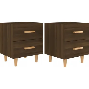 Noční stolek Noční stolek dub 40x35x47,5 cm - 2 zásuvky