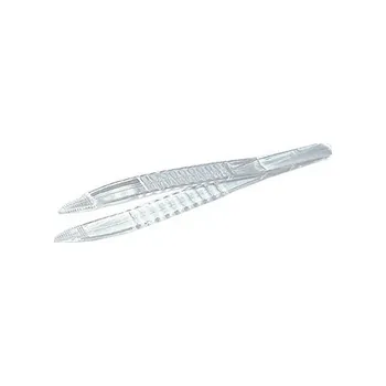 Péče o řasy a obočí Pinzeta plastová 12,5 cm 100 ks/bal. P1012a