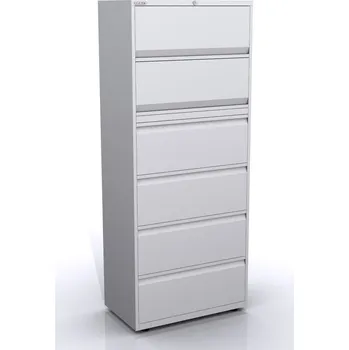 Kartotéka BISLEY Skříň se sklopnými dveřmi a zásuvkami SYC08/2/4, Vyberte barvu / kombinaci: Golden Sunflower Yellow (cd1), strukturovaný lak