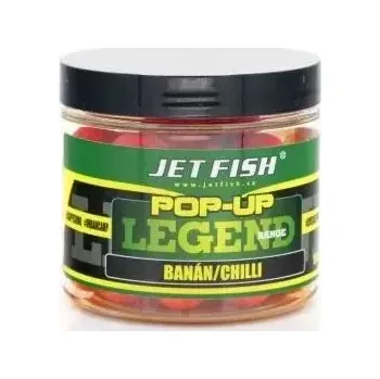 Boilies JET FISH Legend Range Pop-Up 20mm : BANÁN / CHILLI