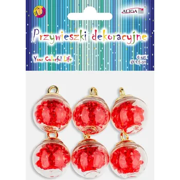 Skříňka na klíč ALIGA přívěšek ZWD-0460 1.5cm 6ks ,balení 12 ks 545425