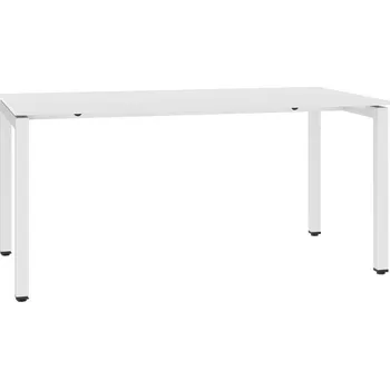 Psací stůl MALOW Kancelářský stůl Stb Comfort 1480 s hloubkou 800 mm, šířkou 1400 mm [šedá, bílá šedá]