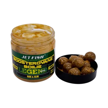 Boilies JetFish Jet Fish Legend Range Boosterované boilie RAK GLM 20mm 250ml