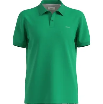 Pánské tričko Pánské polotričko s.Oliver RL POLO NOOS M Zelená