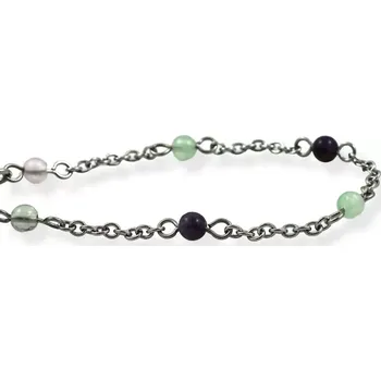 Náramek Náramek Řetízkový s fluoritem