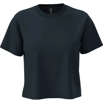 pracovní tričko Next Level Apparel Tričko N 7610, těžký crop top, krátký rukáv, dámské COT087610adg04-midnight na XL Navy midnight