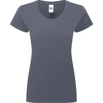 pracovní tričko Russell Tričko Authentic 180F z těžké bavlny, krátký rukáv, dámské COT10180F25303-convoy grey L Šedá convoy