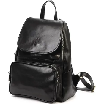 Dámský kožený batoh Florence černý (KZ2256636) 11l