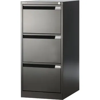 Kartotéka BISLEY Kartotéka A4 kovová Bisley BS3E/FLS [bílá Chalk (ab9, šedá), strukturovaný lak, standardní úchytky (prolis)]