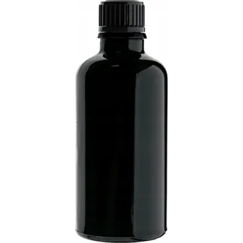 Láhev Skleněná lahvička černá 10 ml s černým uzávěrem 18 mm