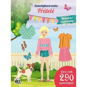 interaktivní kniha Jiri Models Samolepková móda Přátelé