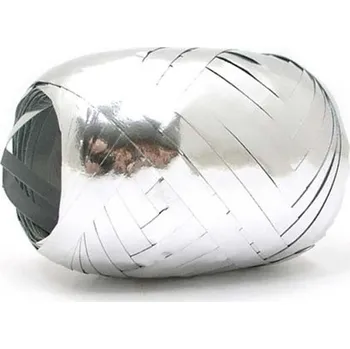 Stuha stuha vázací 20m metal stříbrná 475990