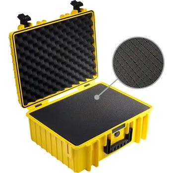 Ochrana fotoaparátu a videokamery B&W Outdoor Cases Type 6000 / Yellow (pre-cut foam)