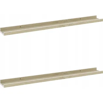 police Police MDF deska Zakito Home 80 x 9 cm bílá