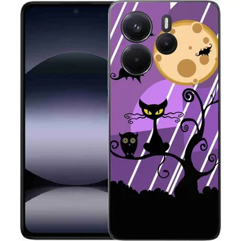 Pouzdro na mobilní telefon Gelový kryt mmCase na Xiaomi Redmi Note 14 - halloween