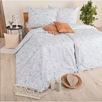 Povlečení Povlečení bavlněné Sea tyrkysové EMI: Standardní set jednolůžko obsahuje 1x 200x140 + 1x 90x70