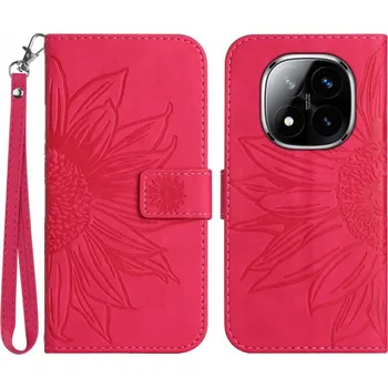 Pouzdro na mobilní telefon Sunflowers knížkové pouzdro na Xiaomi Redmi Note 14 Pro - rose