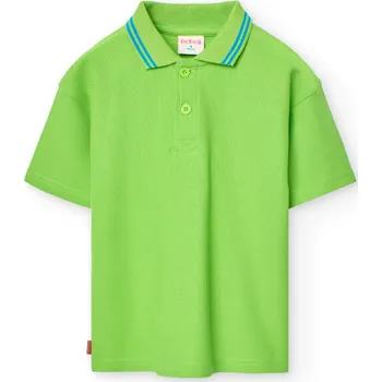 Chlapecké tričko Tričko s límečkem, hráškově zelené barvy, kluk, Boboli Velikosti: 152