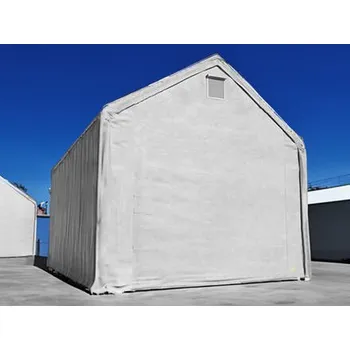 Přístřešek na auto Pártystany-Jičín s.r.o. Mobilní skladová hala 5x10m PVC 720HD Professional Šedá