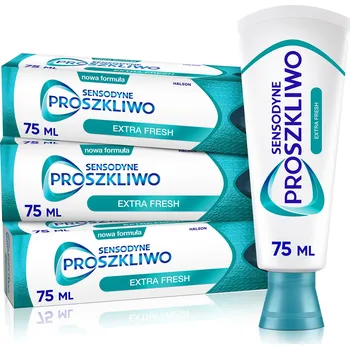 zubní pasta SENSODYNE PROSZKLIWO EXTRA FRESH ZUBNÍ PASTA PRO CITLIVÉ ZUBY 3X 75 ML