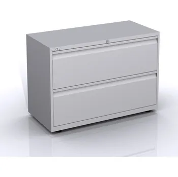 Kartotéka BISLEY Kovová kartotéka dvouzásuvková SYC10/0/2, Vyberte barvu / kombinaci: Golden Sunflower Yellow (cd1), strukturovaný lak