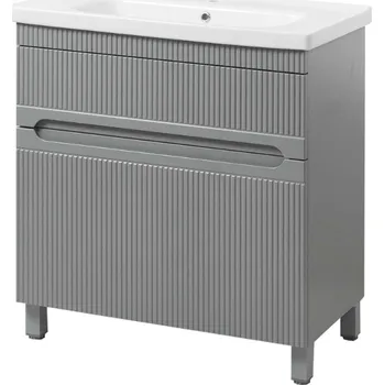 Koupelnový nábytek Lavedo Aria Grey 80 koupelnová skříňka s umyvadlem