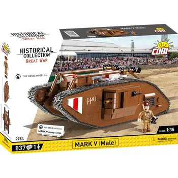 Stavebnice COBI COBI Great War 2995 - MARK V (Male) no.: 9199
